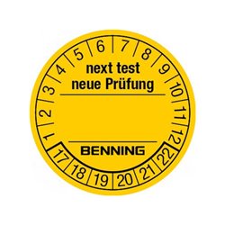 Benning Prüfplaketten f.ST710,ST720,ST750 756212(VE300)