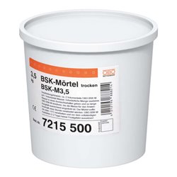 OBO Bettermann Vertr Brandschutzkanal-Mörtel 3,5kg, grau BSK-M