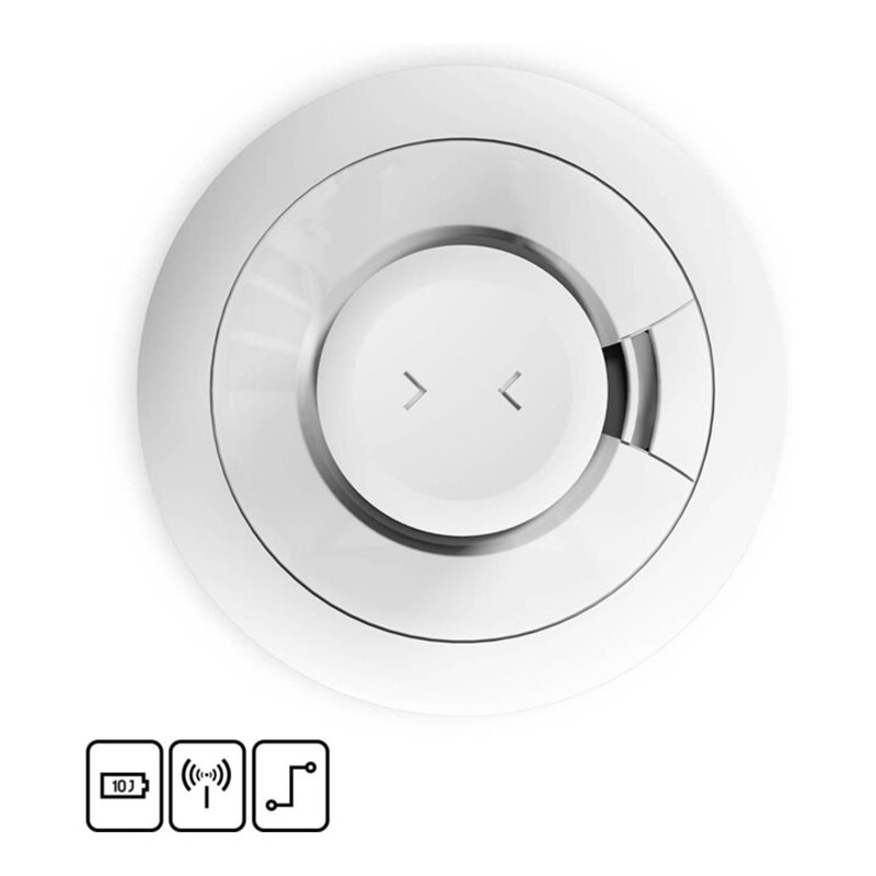 Ei Electronics Hitzewarnmelder mit Batt., vernetzb. Ei603TYC-D