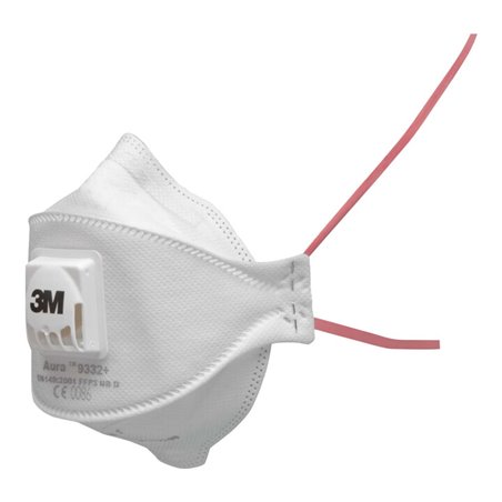 3M PSD Deutschland Aura Atemschutzmaske FFP3 mit Ventil 9332+ (VE10)
