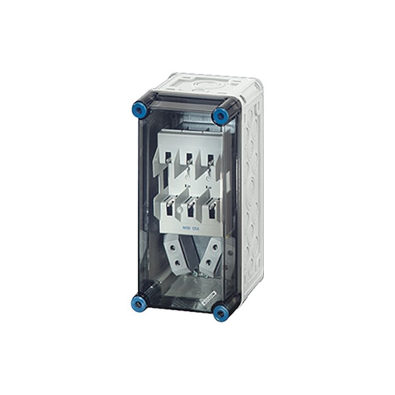 Hensel Sicherungsgehäuse NH00 3p. 125A+PE+N Mi 4150