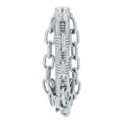 KS Tools Kettenschleuderkopf mit glatter Kette, 3 Ketten 160 mm