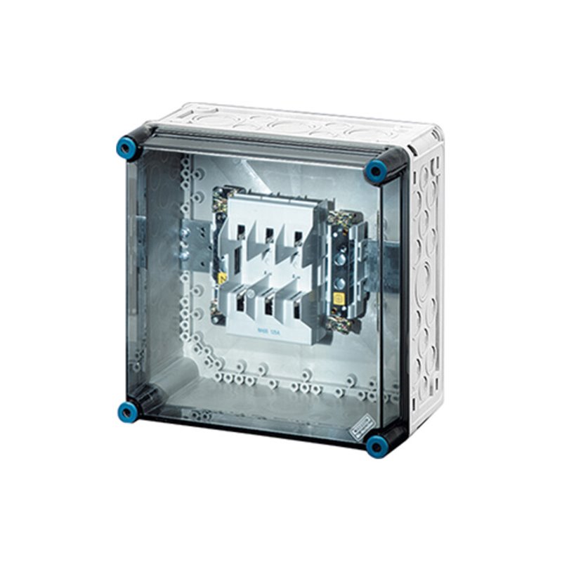 Hensel Sicherungsgehäuse NH00 3p. 125A+PE+N Mi 4205