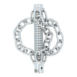 KS Tools Kettenschleuderkopf mit glatter Kette, 3 Ketten 160 mm