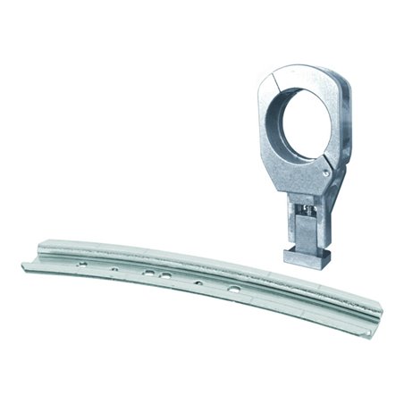 Triax Alu-Schiene 17 cm f. 2 LNB 1xAlu-Feedhalter40mm MFU - 1 Set slim