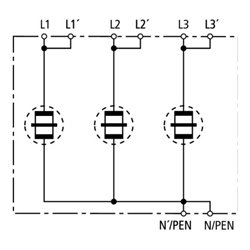 DEHN Blitzstromableiter DEHNbloc 3 DB 255 H