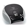 LENCO UKW-Radio m.CD stereo,schwarz/silbe SCD-24 black/silver