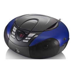 LENCO UKW-Radio m.CD tragbar USB,blau SCD-37 USB blue