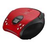 LENCO UKW-Radio m.CD stereo,rot/schwarz SCD-24 red/black
