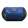 LENCO UKW-Radio m.CD stereo,blau/schwarz SCD-24 blue/black