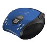 LENCO UKW-Radio m.CD stereo,blau/schwarz SCD-24 blue/black