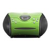 LENCO UKW-Radio m.CD stereo,grün/schwarz SCD-24 green/black