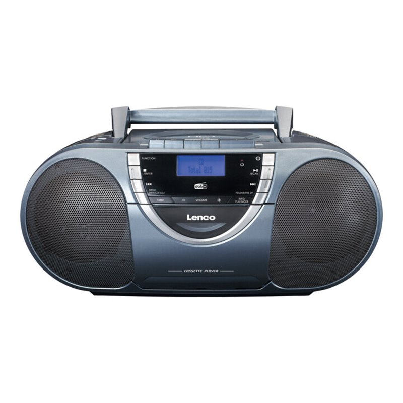LENCO DAB+Radio/CD/Kassette MP3 Boombox SCD-6800GY Grey