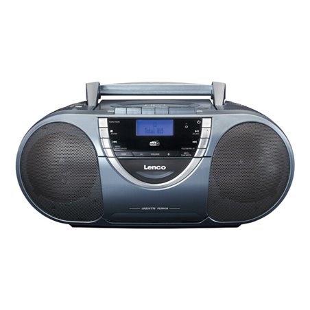 LENCO DAB+Radio/CD/Kassette MP3 Boombox SCD-6800GY Grey
