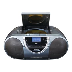 LENCO DAB+Radio/CD/Kassette MP3 Boombox SCD-6800GY Grey