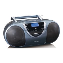 LENCO DAB+Radio/CD/Kassette MP3 Boombox SCD-6800GY Grey