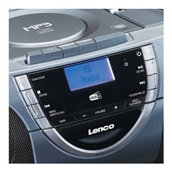 LENCO DAB+Radio/CD/Kassette MP3 Boombox SCD-6800GY Grey