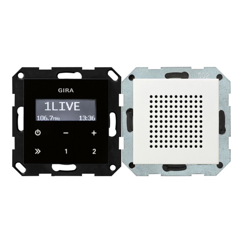 Gira Unterputz-Radio RDS System 55 rws 228027