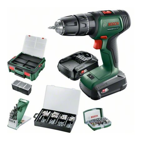 Bosch Akku-Zweigang-Schlagbohrschrauber UniversalImpact 18V + SystemBox