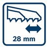 Bosch Akku-Säbelsäge GSA 18V-28, 2 Akku ProCORE18V 5.5Ah, Ladegerät u. L-BOXX