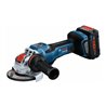 Bosch Akku-Winkelschleifer BITURBO mit X-LOCK GWX 18V-15 PSC, 2 Akku, Ladg. u. L-BOXX