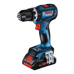 Bosch Akku-Schlagbohrschrauber GSB 18V-90 C, 2 Akku GBA 18V 5.0Ah, Ladg. u. L-BOXX