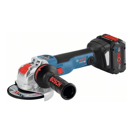 Bosch Akku-Winkelschleifer mit X-LOCK GWX 18V-10 SC