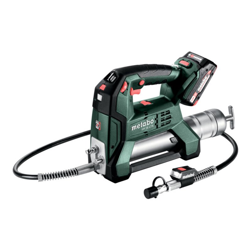 Metabo Akku-Fettpresse FP 18 LTX metaBOX 165 L 18V 2x2Ah Li-Power + SC 30