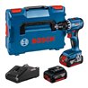 Bosch Akku-Bohrschrauber GSR 18V-45, 2 Akku GBA 18V 3.0Ah, Ladegerät u. L-BOXX
