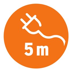 Brennenstuhl professionalLINE LED Baustrahler X 8050 M mit spritzwassergeschützter Steckdose / Arbeitsstrahler 80W mit 5m RN-Kab