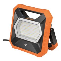 Brennenstuhl professionalLINE LED Baustrahler X 12050 M mit spritzwassergeschützter Steckdose / Arbeitsstrahler 115W mit 5m RN-K