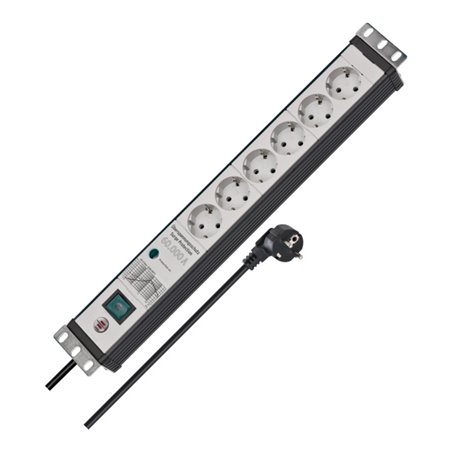 Brennenstuhl Premium-Line, Steckdosenleiste 6-fach mit Überspannungsschutz 60.000 A