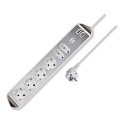 Brennenstuhl®estilo Ecksteckdosenleiste 6-fach (1153590620)