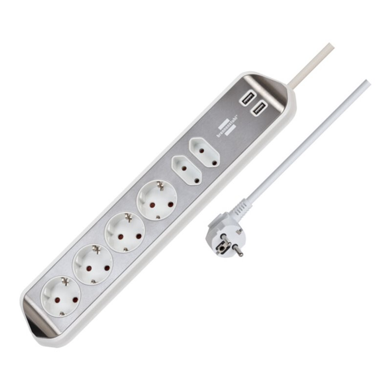 Brennenstuhl®estilo Ecksteckdosenleiste 6-fach (1153590620)