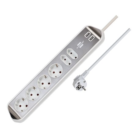 Brennenstuhl®estilo Ecksteckdosenleiste 6-fach (1153590620)