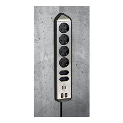 Brennenstuhl®estilo Ecksteckdosenleiste 6-fach (1153590610)