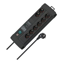 Brennenstuhl Premium-Line, Steckdosenleiste 8-fach mit Überspannungsschutz (1256000698)