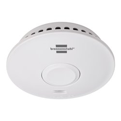 Brennenstuhl Funk-Rauchwarnmelder RM L 3101 / Vernetzbarer Rauchmelder mit 10 Jahres Batterie