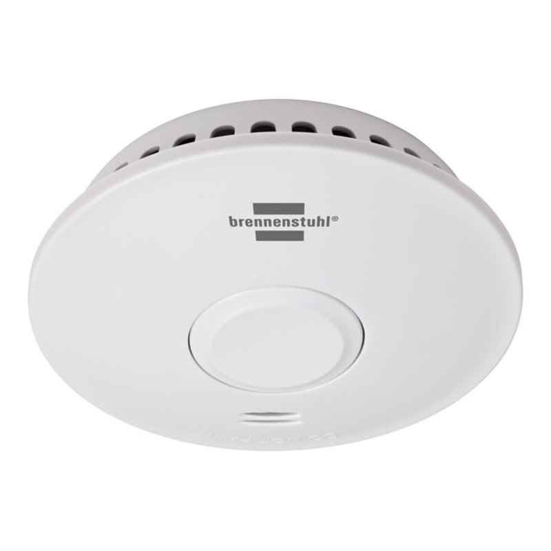 Brennenstuhl Funk-Rauchwarnmelder RM L 3101 / Vernetzbarer Rauchmelder mit 10 Jahres Batterie