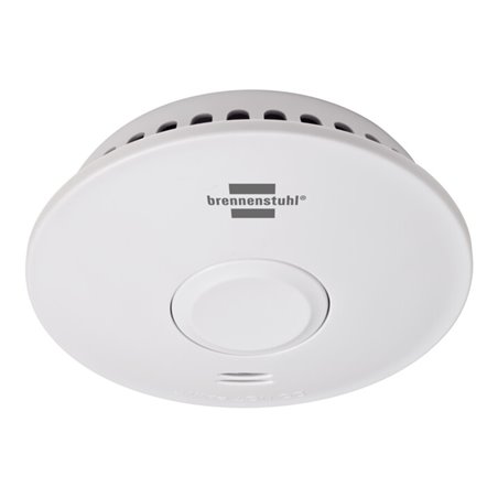 Brennenstuhl Funk-Rauchwarnmelder RM L 3101 / Vernetzbarer Rauchmelder mit 10 Jahres Batterie