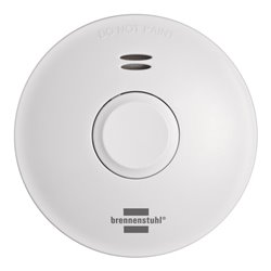 Brennenstuhl Funk-Rauchwarnmelder RM L 3101 / Vernetzbarer Rauchmelder mit 10 Jahres Batterie