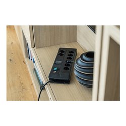 Brennenstuhl Premium-Line, Steckdosenleiste 8-fach mit Überspannungsschutz (1256000678)