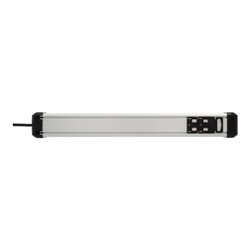 Brennenstuhl Premium-Protect-Line Steckdosenleiste 6-fach mit USB und Überspannungsschutz