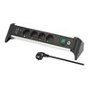 Brennenstuhl Alu-Office-Line Steckdosenleiste 4-fach mit USB Power-Delivery Typ C