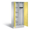 C+P Putzmittel-Spind Classic, H1800xB810xT500mm, Front Schwefelgelb, Korpus Lichtgrau (8160-22)