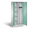 C+P Putzmittel-Spind Classic, H1800xB810xT500mm, Front Lichtgrün, Korpus Lichtgrau (8160-22)