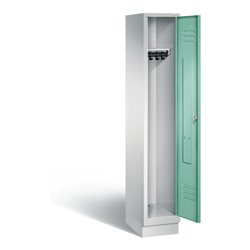 C+P Garderobenschrank Classic, H1800xB320xT500mm, Front Lichtgrün, Korpus Lichtgrau (8020-10)