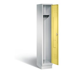 C+P Garderobenschrank Classic, H1800xB320xT500mm, Front Schwefelgelb, Korpus Lichtgrau (8020-10)