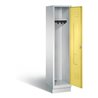 C+P Garderobenschrank Classic, H1800xB420xT500mm, Front Schwefelgelb, Korpus Lichtgrau (8020-12)