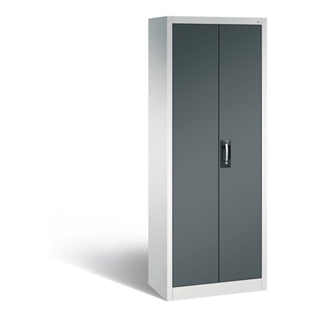C+P Werkzeugschrank Acurado, H1950xB700xT400mm, Front Anthrazitgrau, Korpus Lichtgrau (8910-00)